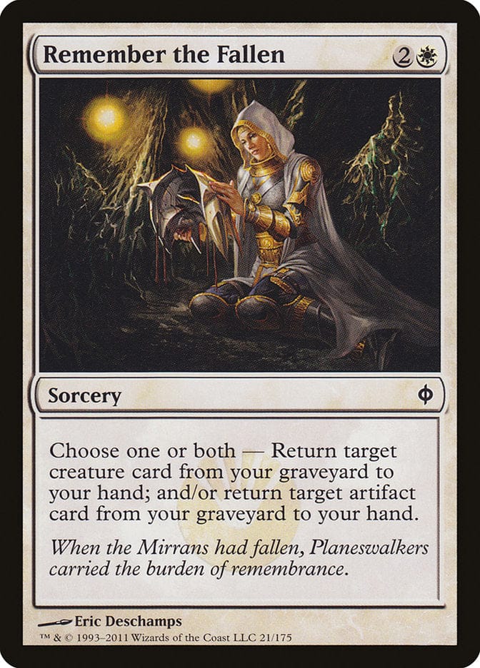 Remember the Fallen [New Phyrexia] Magic: The Gathering