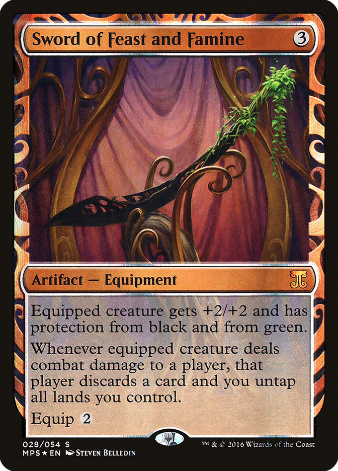 Sword of Feast and Famine [Kaladesh Inventions] Magic: The Gathering