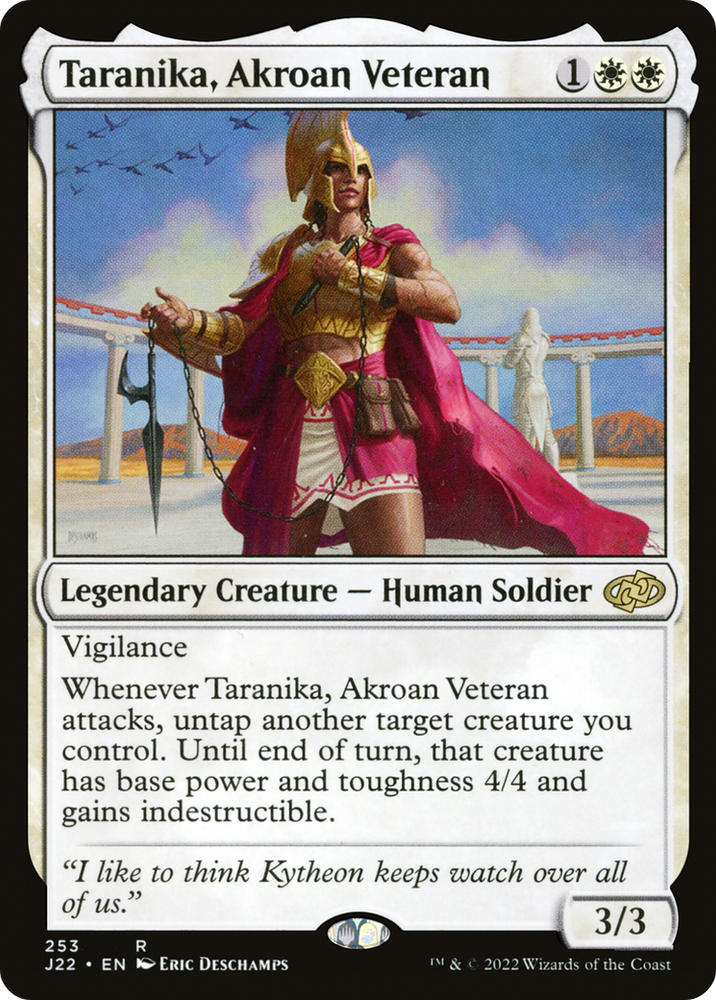 Taranika, Akroan Veteran [Jumpstart 2022] Magic: The Gathering