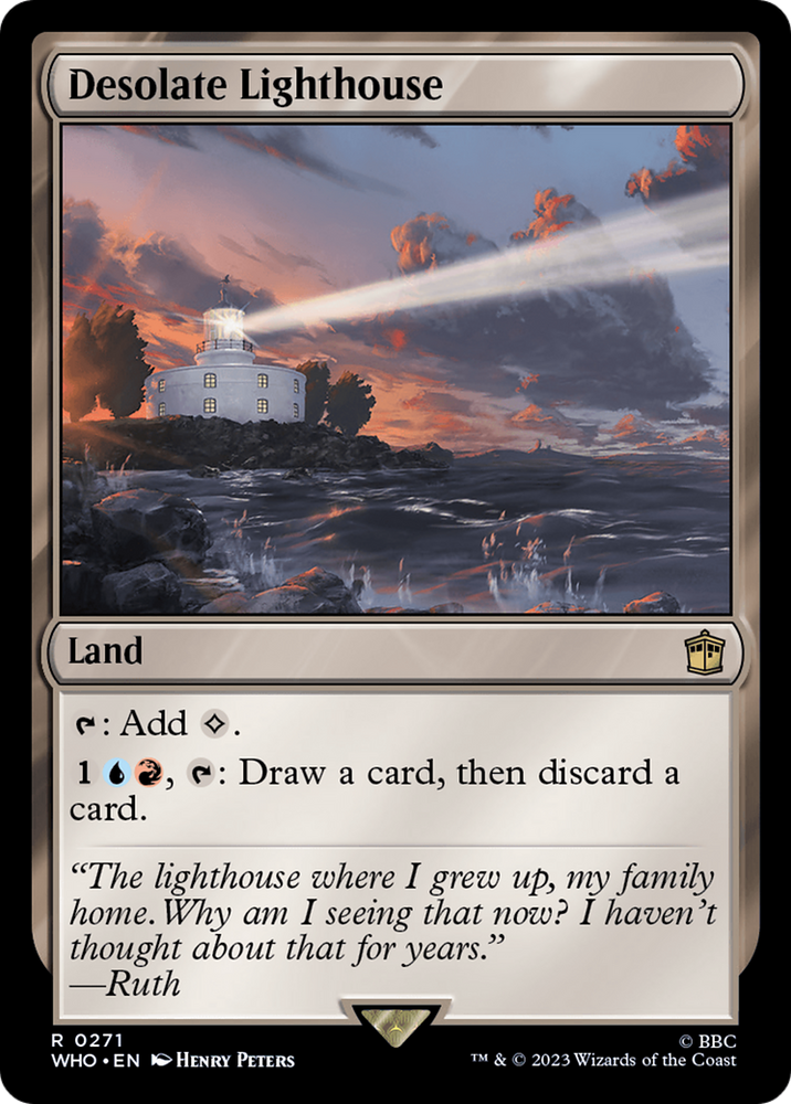 Desolate Lighthouse [Doctor Who] Magic: The Gathering