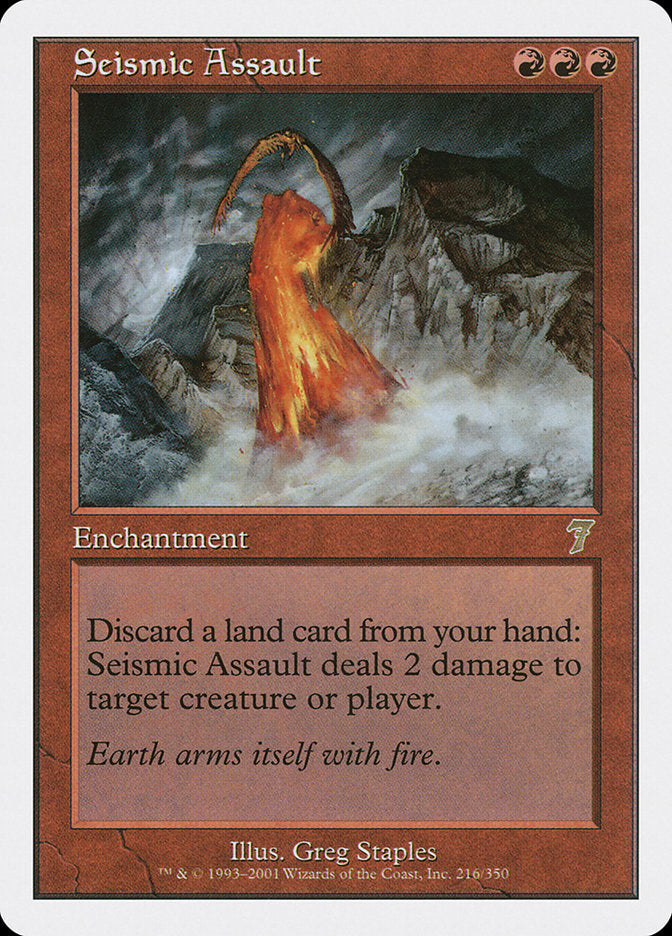 Seismic Assault [Seventh Edition] Magic: The Gathering