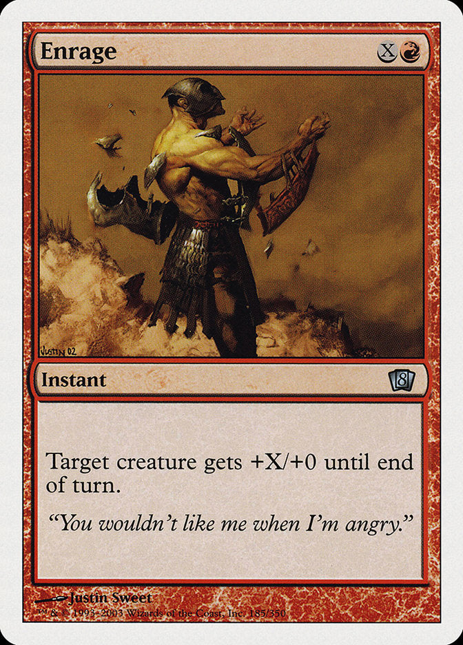 Enrage [Eighth Edition] Magic: The Gathering