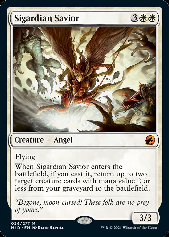 Sigardian Savior [Innistrad: Midnight Hunt] Magic: The Gathering