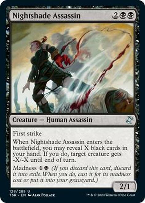 Nightshade Assassin [Time Spiral Remastered] Magic: The Gathering