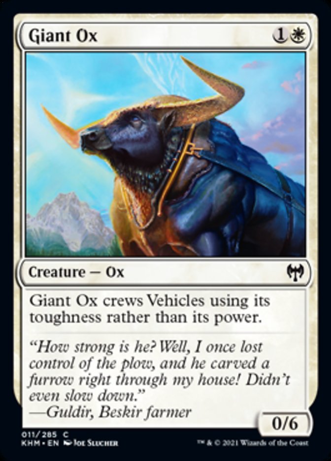Giant Ox [Kaldheim] Magic: The Gathering