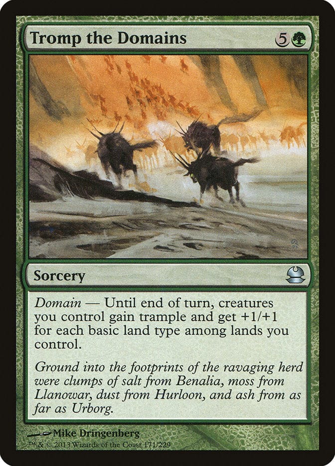 Tromp the Domains [Modern Masters] Magic: The Gathering