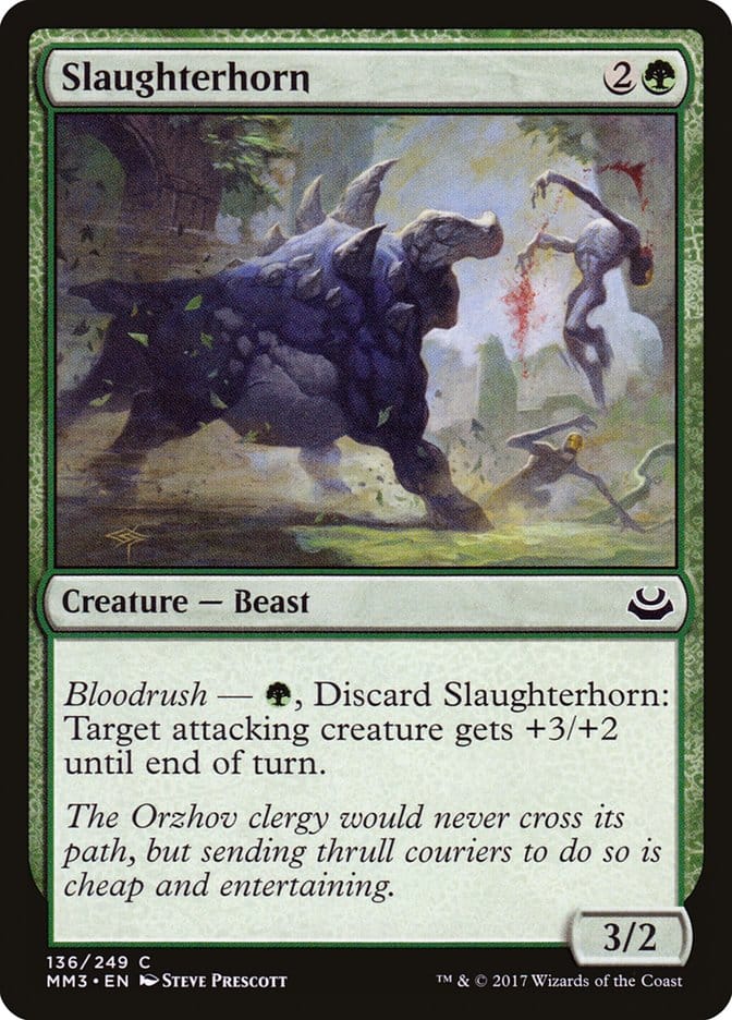 Slaughterhorn [Modern Masters 2017] Magic: The Gathering