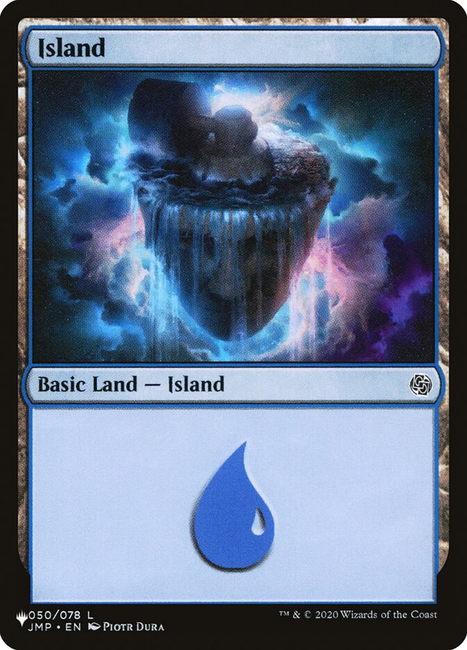 Island (50) [The List] Magic: The Gathering