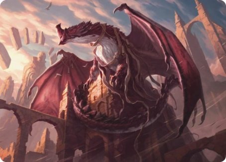 Velomachus Lorehold Art Card [Strixhaven: School of Mages Art Series] Magic: The Gathering