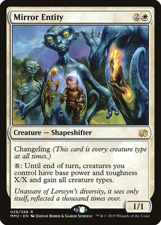 Mirror Entity [Modern Masters 2015] Magic: The Gathering