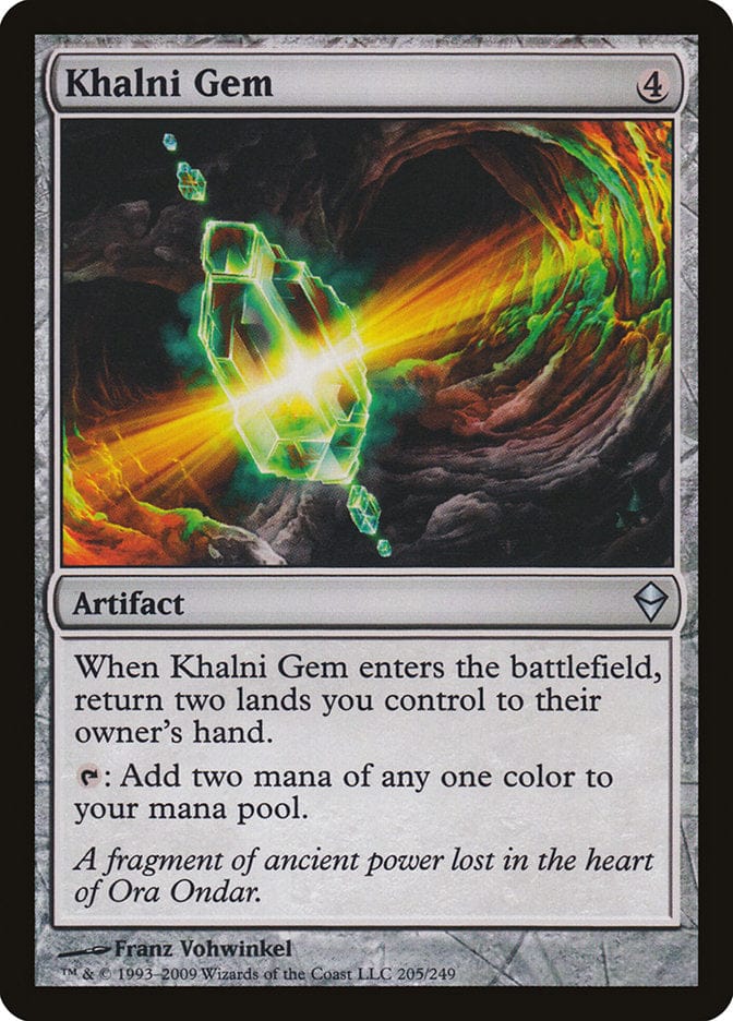 Khalni Gem [Zendikar] Magic: The Gathering