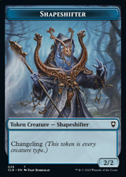 Shapeshifter (024) // Shapeshifter (028) Double-Sided Token [Commander Legends: Battle for Baldur's Gate Tokens] Magic: The Gathering
