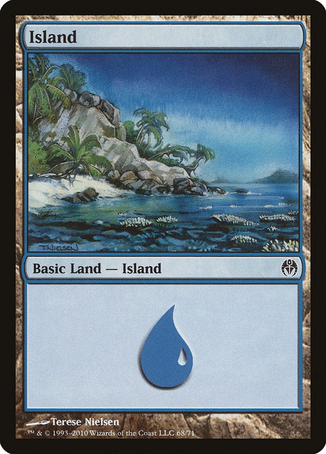 Island (68) [Duel Decks: Phyrexia vs. the Coalition] Magic: The Gathering