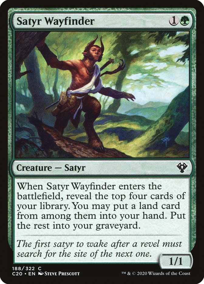 Satyr Wayfinder [Commander 2020] Magic: The Gathering