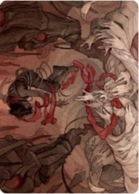 Thwart the Grave Art Card [Zendikar Rising Art Series] Magic: The Gathering
