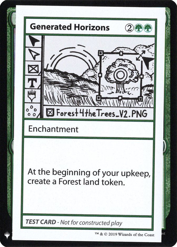 Generated Horizons [Mystery Booster Playtest Cards] Magic: The Gathering