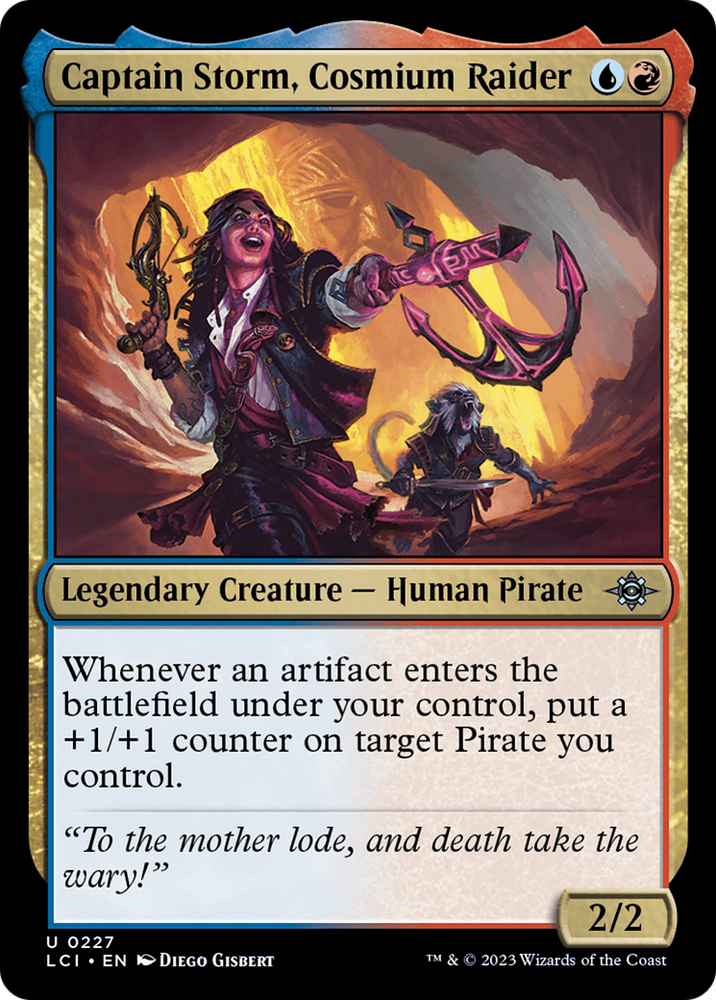 Captain Storm, Cosmium Raider [The Lost Caverns of Ixalan] Magic: The Gathering