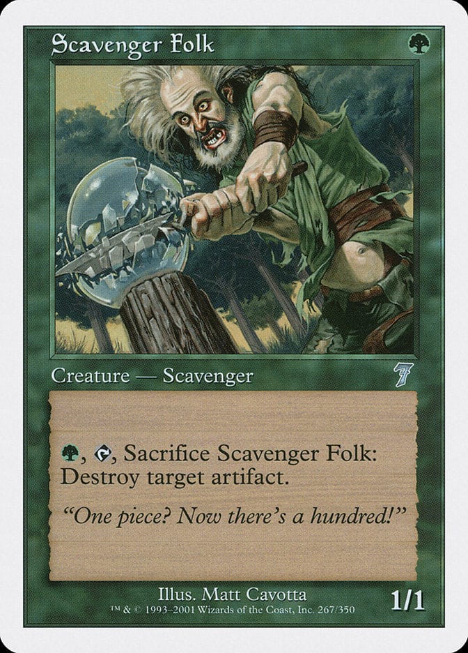 Scavenger Folk [Seventh Edition] Magic: The Gathering