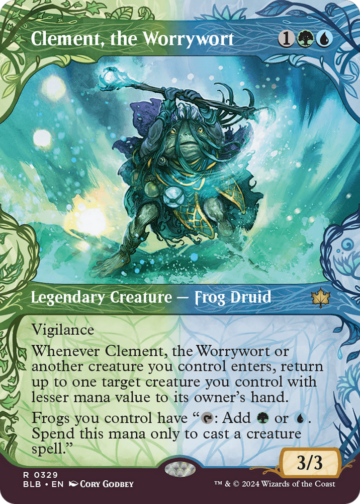 Clement, the Worrywort (Showcase) [Bloomburrow] Magic: The Gathering
