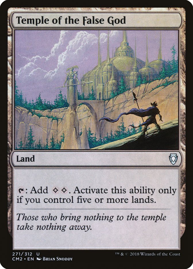 Temple of the False God (271/312) [Commander Anthology Volume II] Magic: The Gathering