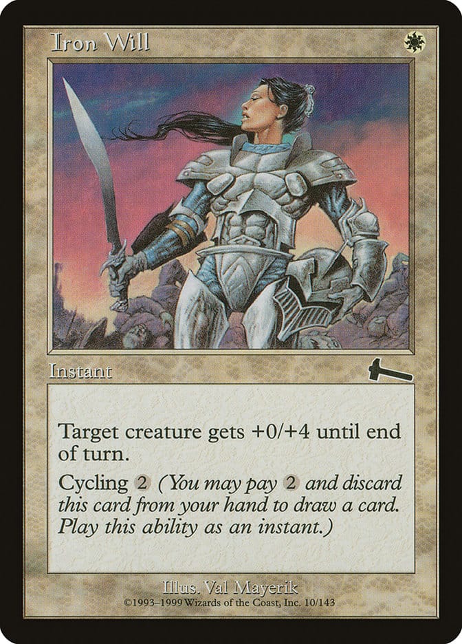 Iron Will [Urza's Legacy] Magic: The Gathering