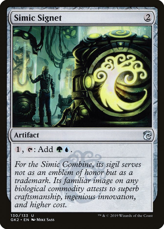 Simic Signet [Ravnica Allegiance Guild Kit] Magic: The Gathering