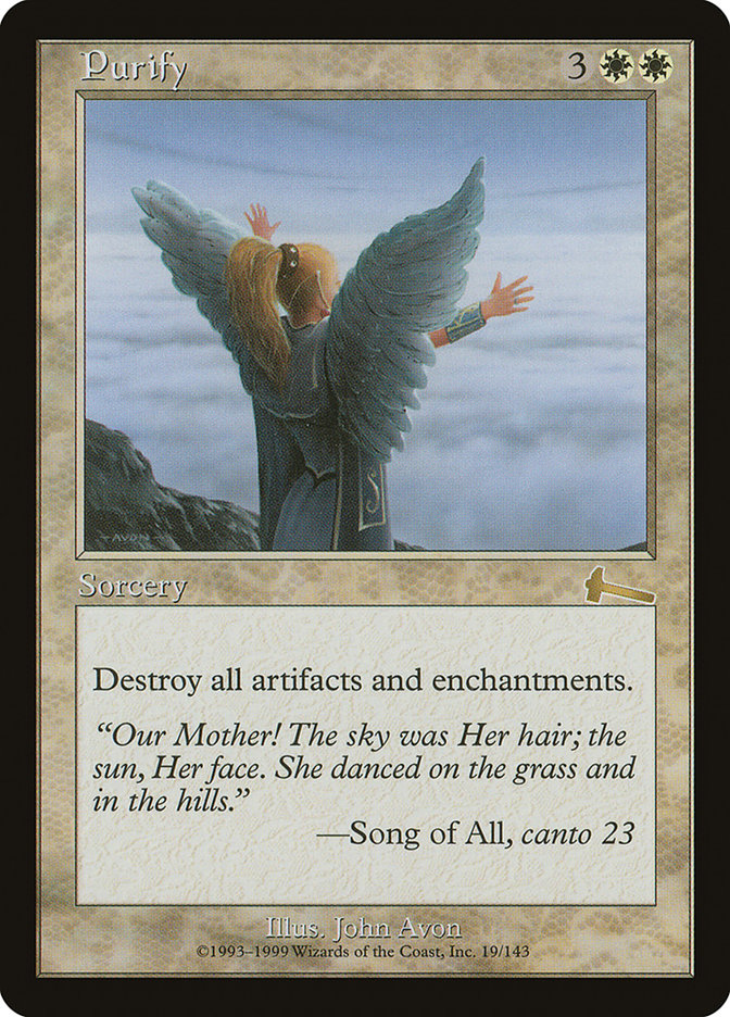 Purify [Urza's Legacy] Magic: The Gathering