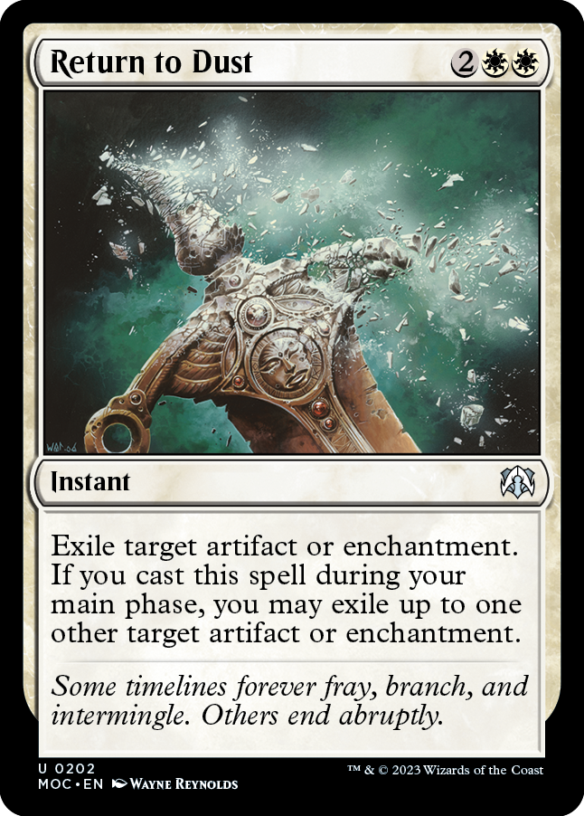 Return to Dust [March of the Machine Commander] Magic: The Gathering