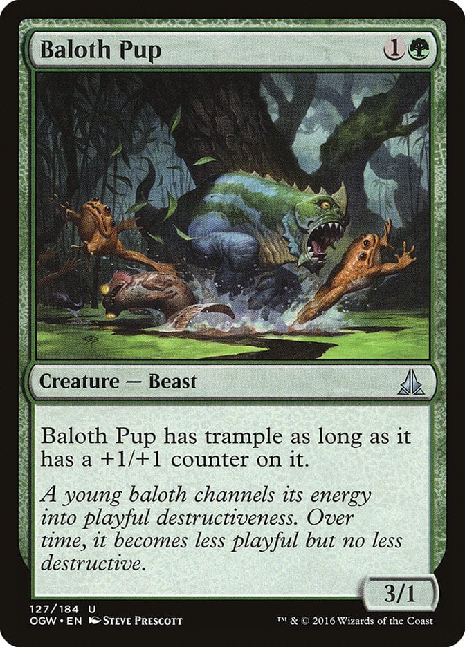 Baloth Pup [Oath of the Gatewatch] Magic: The Gathering