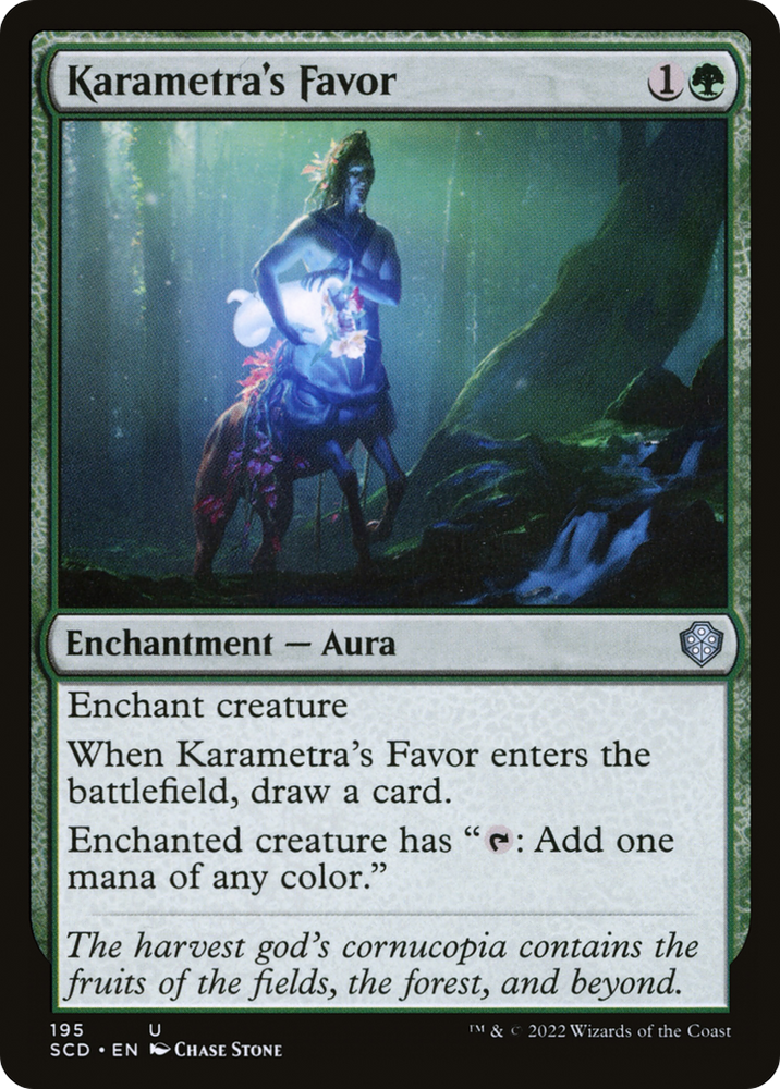 Karametra's Favor [Starter Commander Decks] Magic: The Gathering
