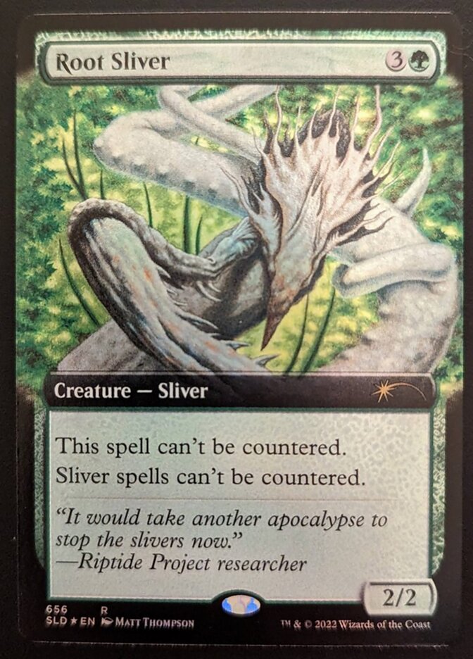 Root Sliver (Extended Art) [Secret Lair Drop Promos] Magic: The Gathering