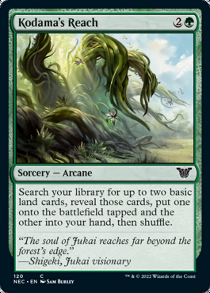 Kodama's Reach [Kamigawa: Neon Dynasty Commander] Magic: The Gathering