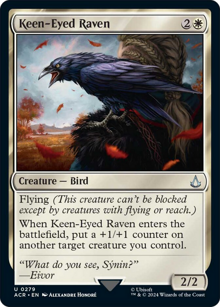 Keen-Eyed Raven [Assassin's Creed] Magic: The Gathering