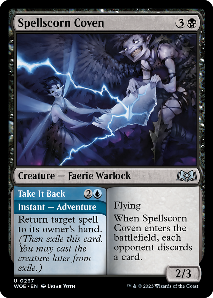 Spellscorn Coven // Take It Back [Wilds of Eldraine] Magic: The Gathering