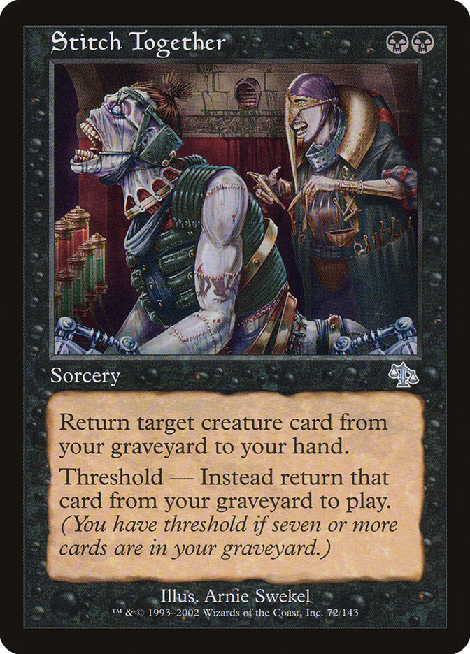 Stitch Together [Judgment] Magic: The Gathering
