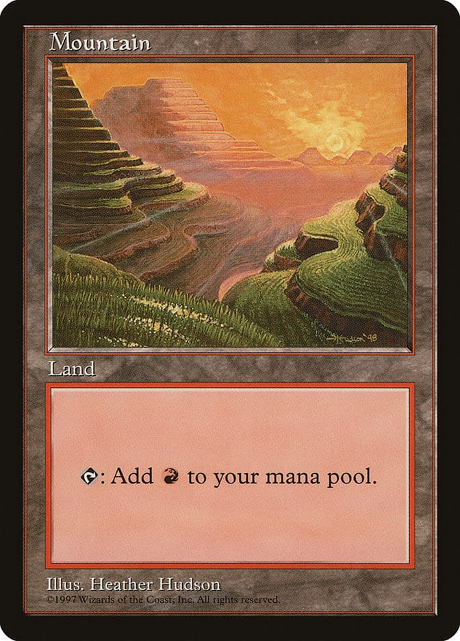 Mountain (3) [Asia Pacific Land Program] Magic: The Gathering