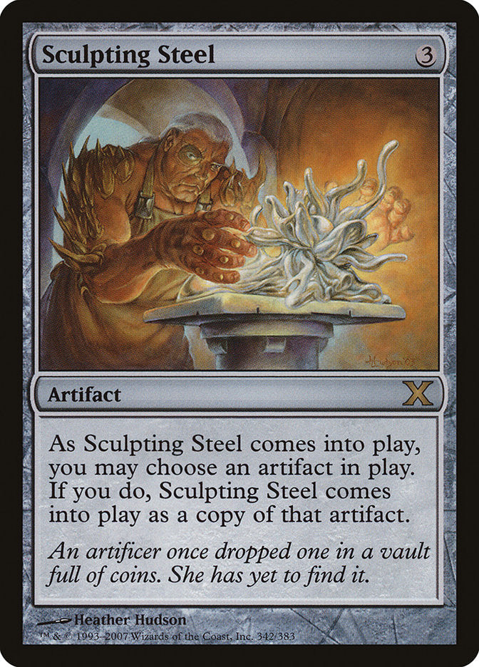 Sculpting Steel [Tenth Edition] Magic: The Gathering
