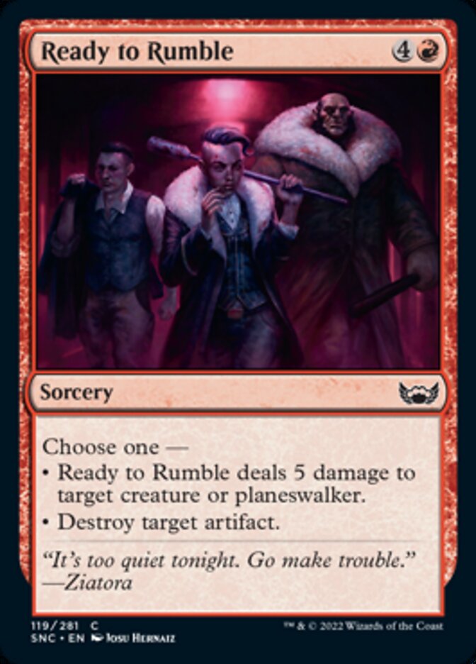 Ready to Rumble [Streets of New Capenna] Magic: The Gathering