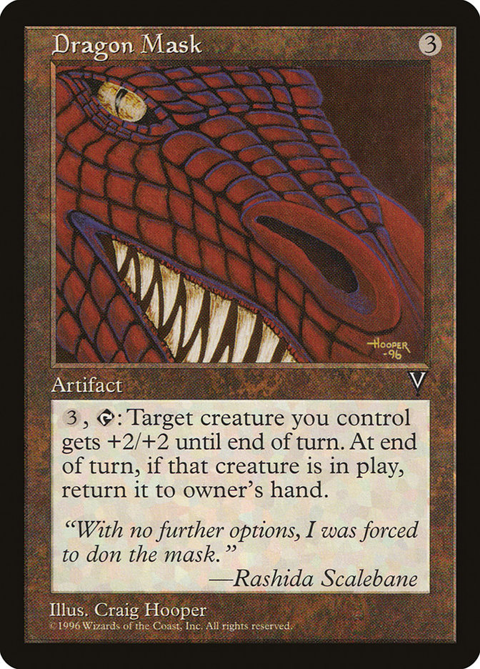 Dragon Mask [Visions] Magic: The Gathering