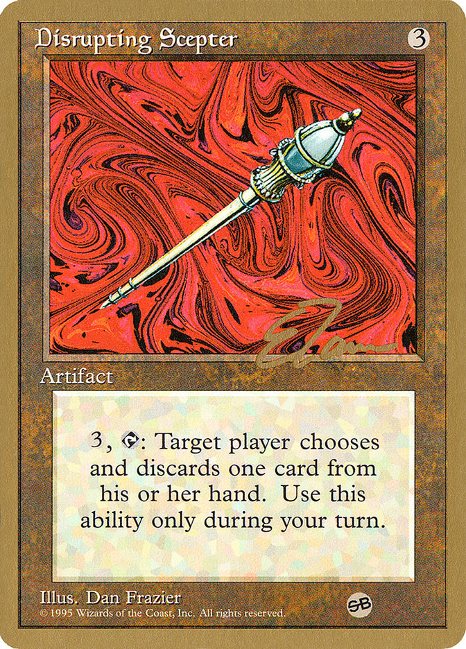 Disrupting Scepter (Eric Tam) (SB) [Pro Tour Collector Set] Magic: The Gathering