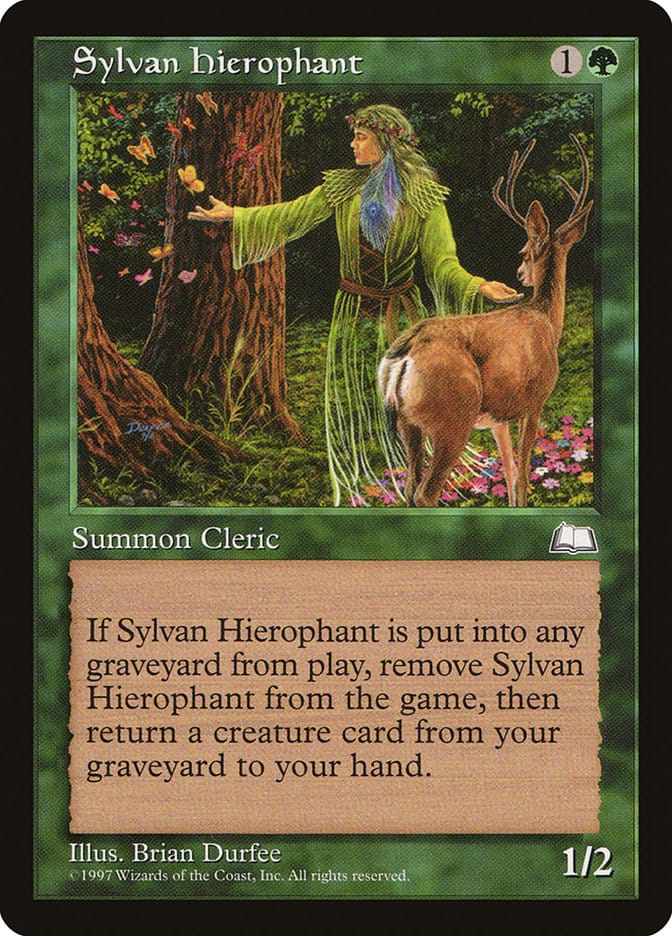 Sylvan Hierophant [Weatherlight] Magic: The Gathering
