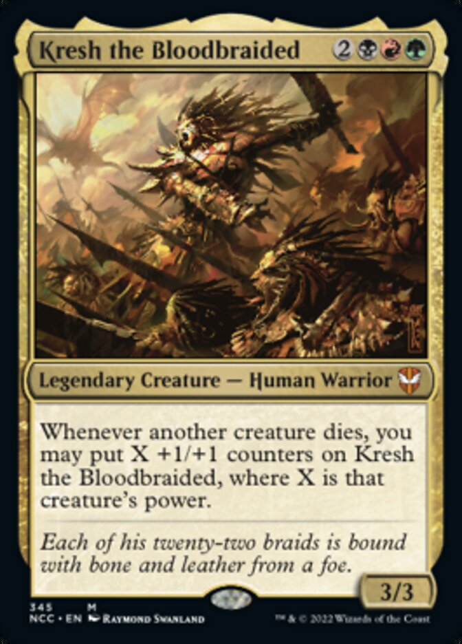 Kresh the Bloodbraided [Streets of New Capenna Commander] Magic: The Gathering