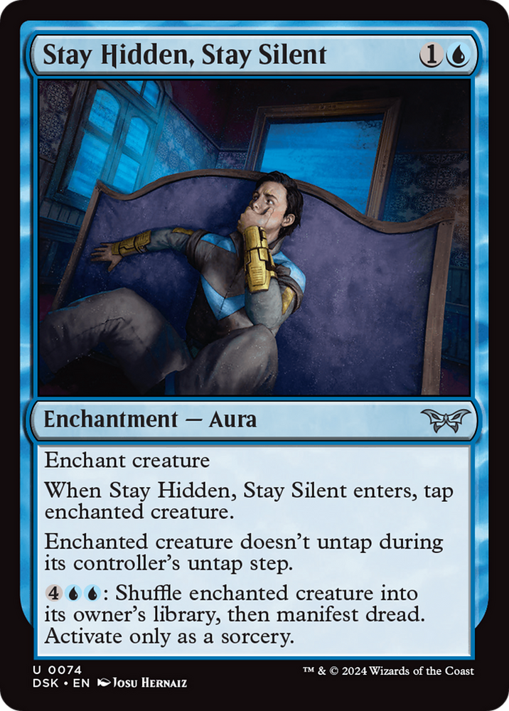 Stay Hidden, Stay Silent (0074) [Duskmourn: House of Horror] Magic: The Gathering