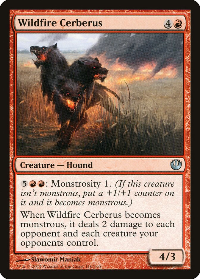 Wildfire Cerberus [Journey into Nyx] Magic: The Gathering