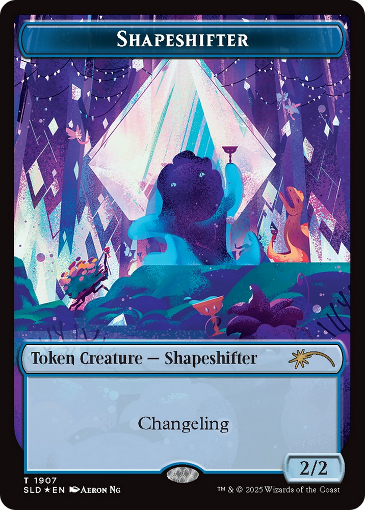 Shapeshifter Token (1907) (Double Rainbow Foil) [Secret Lair Drop Series] Magic: The Gathering