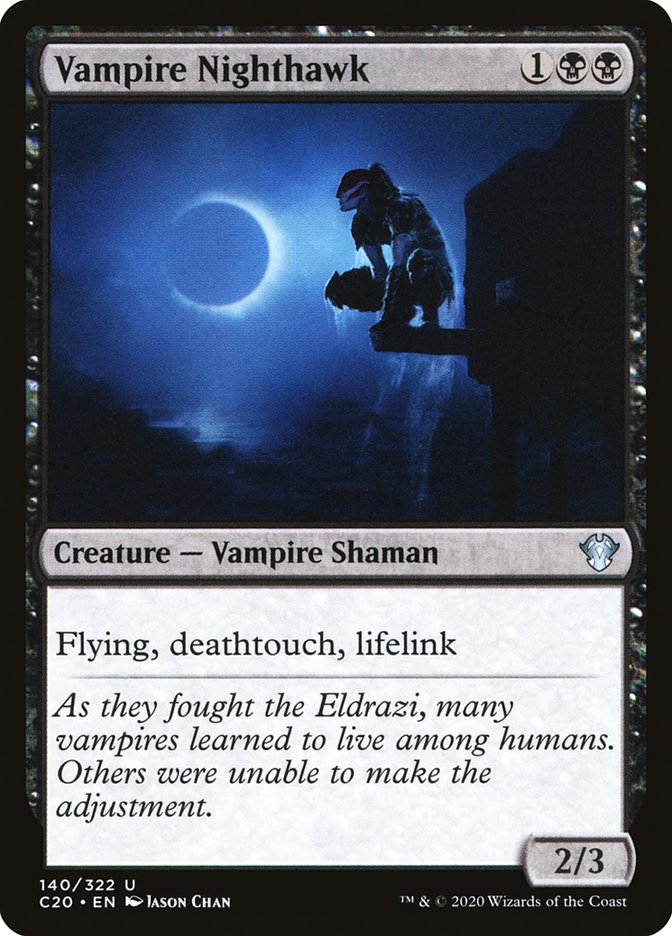 Vampire Nighthawk [Commander 2020] Magic: The Gathering