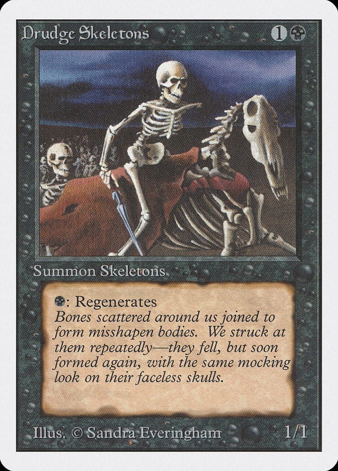 Drudge Skeletons [Unlimited Edition] Magic: The Gathering