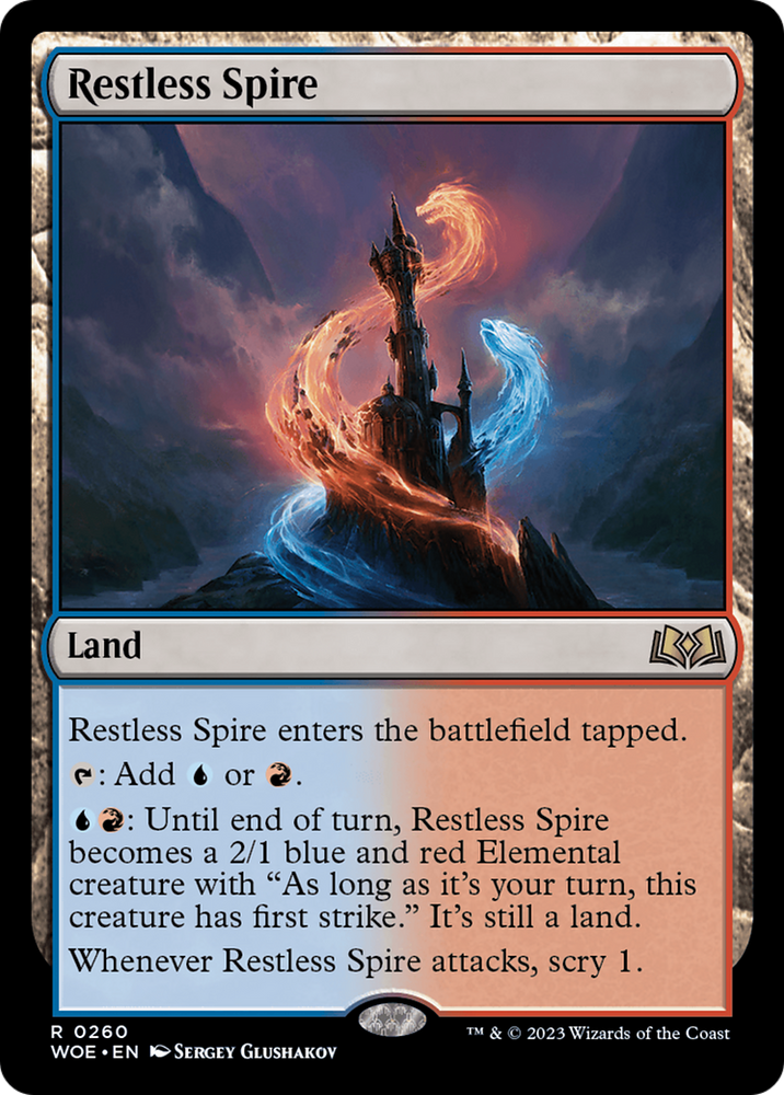 Restless Spire [Wilds of Eldraine] Magic: The Gathering