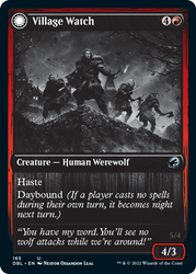 Village Watch // Village Reavers [Innistrad: Double Feature] Magic: The Gathering