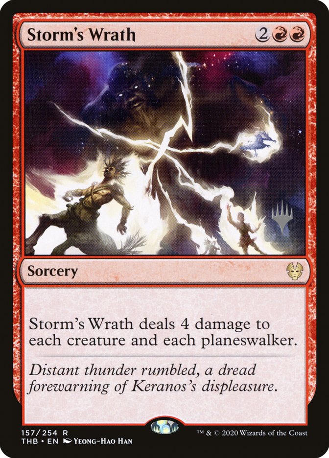 Storm's Wrath (Promo Pack) [Theros Beyond Death Promos] Magic: The Gathering